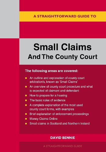 Cover image for A Straightforward Guide to Small Claims and the County Court