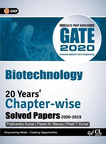 Cover image for Gate 2020: 20 Years Chapterwise Solved Paper Biotechnology