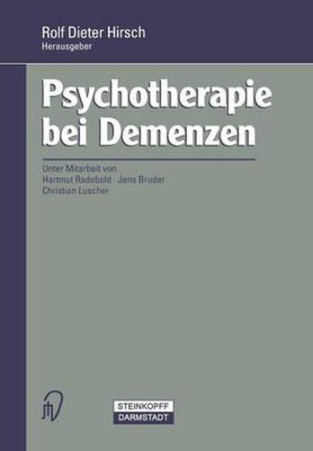 Cover image for Psychotherapie Bei Demenzen