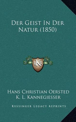 Cover image for Der Geist in Der Natur (1850)