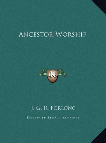 Cover image for Ancestor Worship