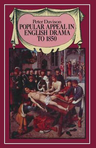 Cover image for Popular Appeal in English Drama to 1850