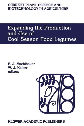 Cover image for Expanding the Production and Use of Cool Season Food Legumes: Proceedings of the Second International Food Legume Research Conference on Pea, Lentil, Faba Bean, Chickpea, and Grasspea, Cairo, Egypt, 12-16 April 1992