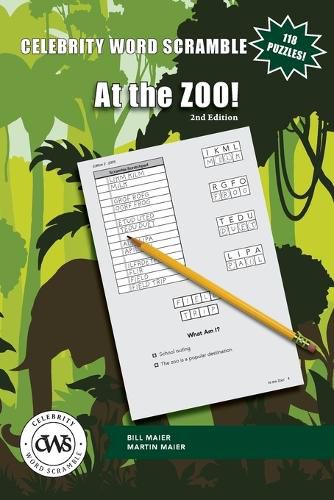 Cover image for Celebrity Word Scramble At the Zoo! 2nd Edition