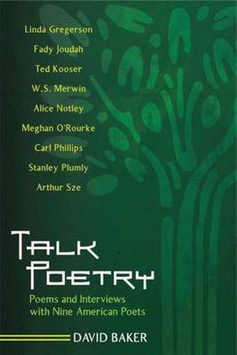 Cover image for Talk Poetry: Poems and Interviews with Nine American Poets