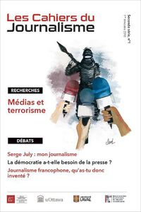 Cover image for Les Cahiers du Journalisme, V.2, NO1: Medias et terrorisme