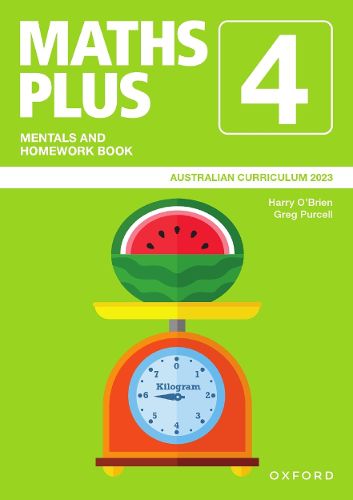 Cover image for Maths Plus Australian Curriculum Mentals and Homework Book Year 4