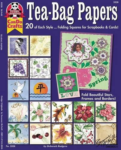 Cover image for Tea-Bag Papers: 2 of Each Stylefold Beautiful Stars, Frames and Borders