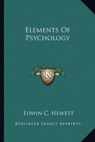 Cover image for Elements of Psychology