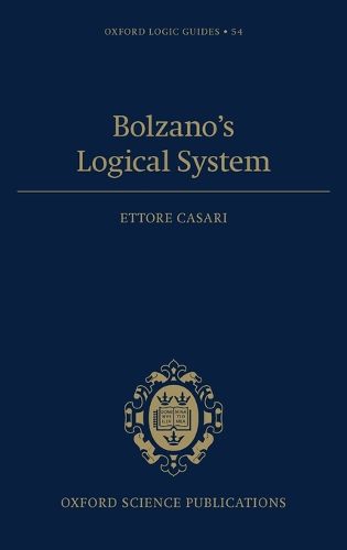 Cover image for Bolzano's Logical System