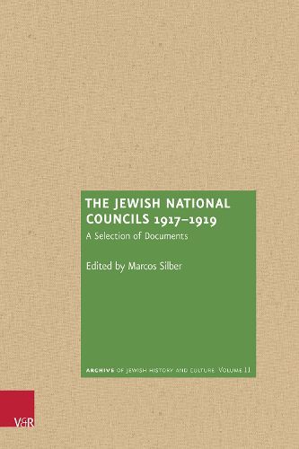 Cover image for The Jewish National Councils 1917-1919
