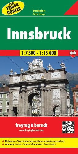 Innsbruck Map, Including Holiday Villages 1:7 500 - 1:15 000