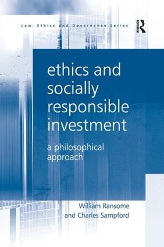 Cover image for Ethics and Socially Responsible Investment: A Philosophical Approach