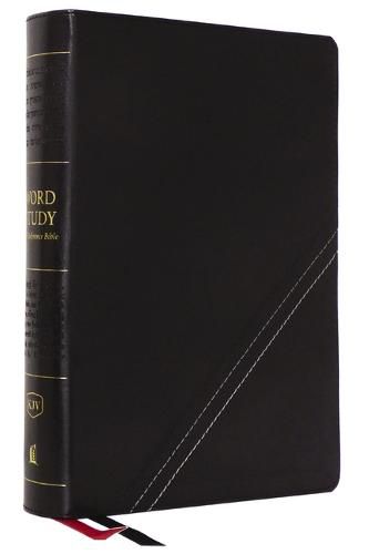 Cover image for KJV, Word Study Reference Bible, Leathersoft, Black, Red Letter, Comfort Print: 2,000 Keywords that Unlock the Meaning of the Bible