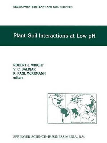 Plant-Soil Interactions at Low pH: Proceedings of the Second International Symposium on Plant-Soil Interactions at Low pH, 24-29 June 1990, Beckley West Virginia, USA