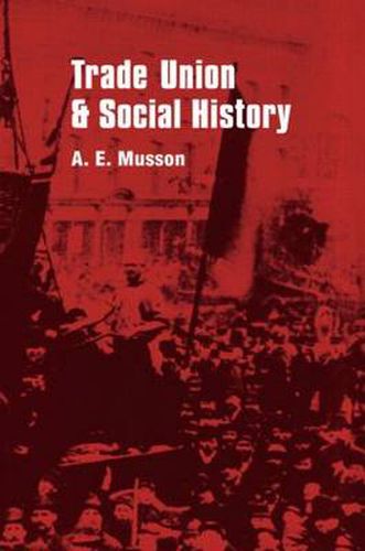 Cover image for Trade Union and Social History