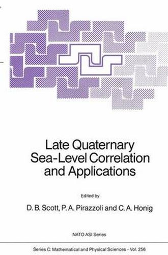 Cover image for Late Quaternary Sea-Level Correlation and Applications: Walter S. Newman Memorial Volume