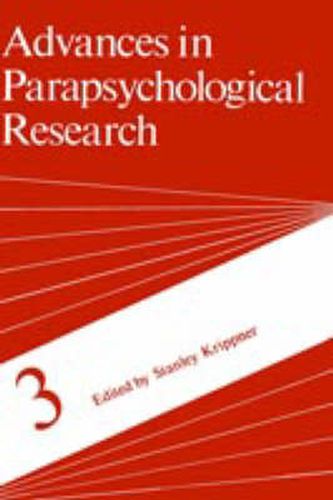 Cover image for Advances in Parapsychological Research