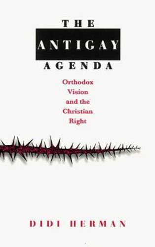 Cover image for The Antigay Agenda: Orthodox Vision and the Christian Right