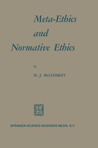 Cover image for Meta-Ethics and Normative Ethics