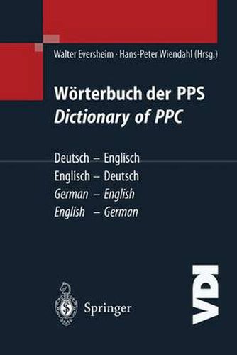 Cover image for Woerterbuch der PPS Dictionary of PPC: Deutsch - Englisch / Englisch - Deutsch | German - English / English - German