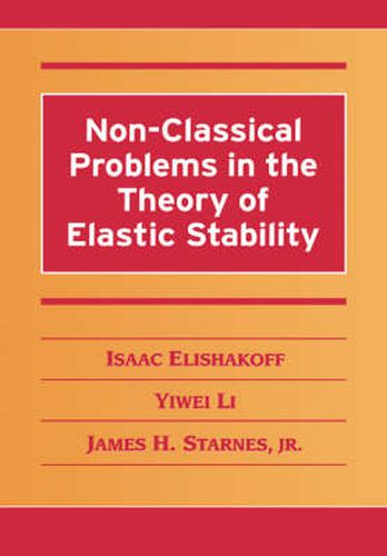 Cover image for Non-Classical Problems in the Theory of Elastic Stability