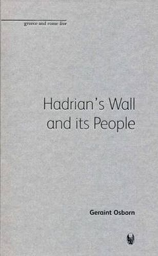 Cover image for Hadrian's Wall and its People