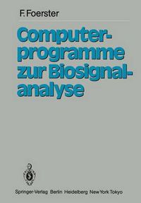 Cover image for Computerprogramme zur Biosignalanalyse