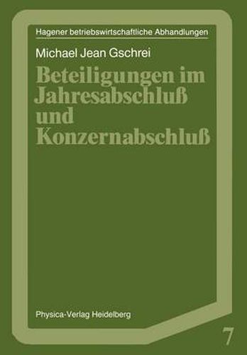 Cover image for Beteiligungen im Jahresabschluss und Konzernabschluss