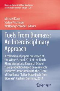 Cover image for Fuels From Biomass: An Interdisciplinary Approach