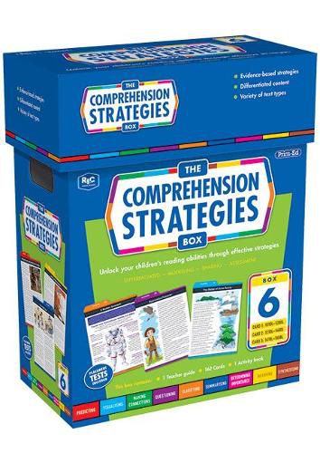 Cover image for The Comprehension Strategies Box 6: Unlock your children's reading abilities through effective strategies.