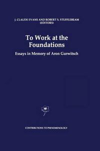 Cover image for To Work at the Foundations: Essays in Memory of Aron Gurwitsch