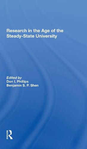 Cover image for Research In The Age Of The Steadystate University