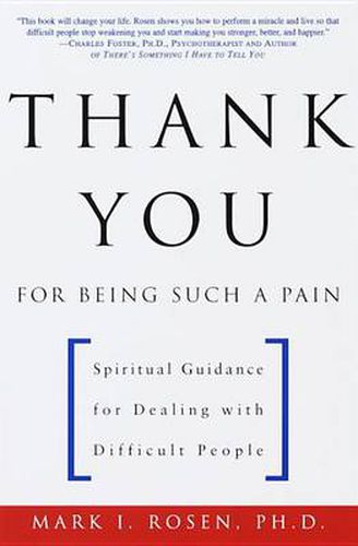 Cover image for Thank You for Being Such a Pain