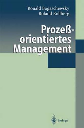 Cover image for Prozessorientiertes Management