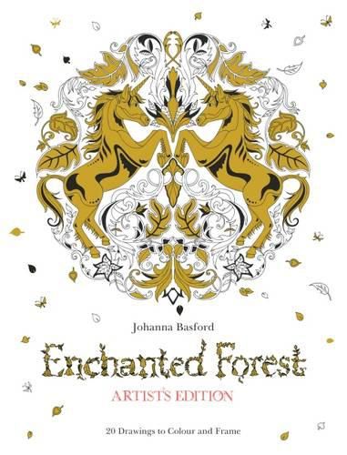 Enchanted Forest Artist's Edition: A Pull-Out and Frame Colouring Book