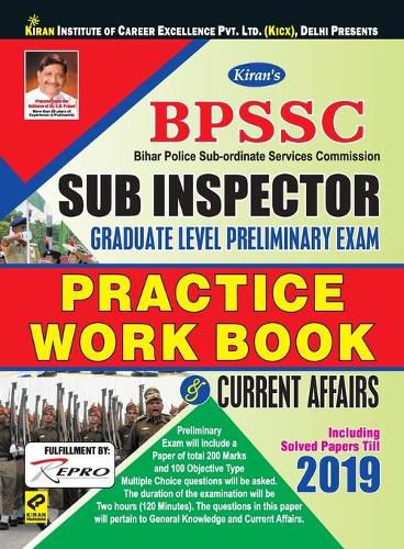 Cover image for Kiran Bpssc Sub Inspector Graduate Level Preliminary Exam Practice Work Book & Current Affairs