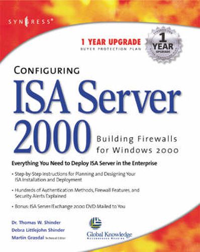 Cover image for Configuring ISA Server 2000: Building Firewalls for Windows 2000