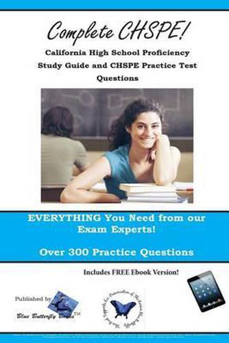 Cover image for CHSPE Review! California High School Proficiency Study Guide and CHSPE Practice Test Questions