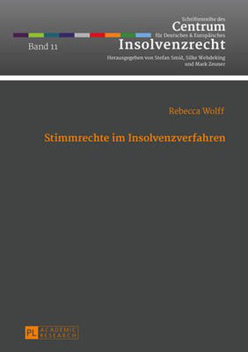 Cover image for Stimmrechte Im Insolvenzverfahren