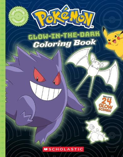 Cover image for Pokemon: Glow-in-the-Dark Coloring Book