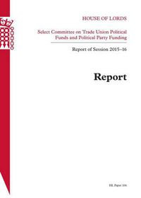 Cover image for Report of session 2015-16: report