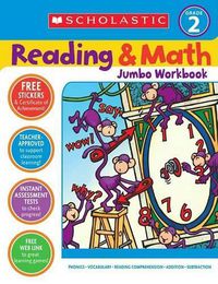 Cover image for Reading & Math Jumbo Workbook: Grade 2