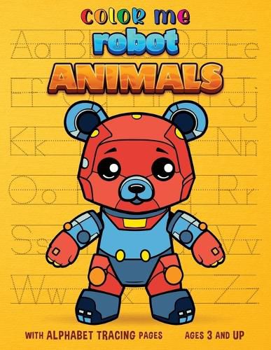 Cover image for Color Me Robot Animals