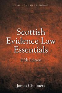 Cover image for Scottish Evidence Law Essentials