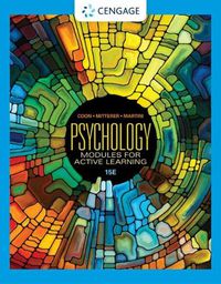 Cover image for Psychology: Modules for Active Learning