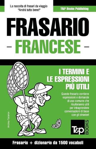 Cover image for Frasario Italiano-Francese e dizionario ridotto da 1500 vocaboli
