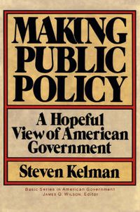 Cover image for Making Public Policy: A Hopeful View of American Government