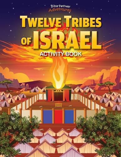 Cover image for Twelve Tribes of Israel Activity Book: for kids ages 6-12