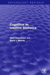 Cover image for Cognition as Intuitive Statistics
